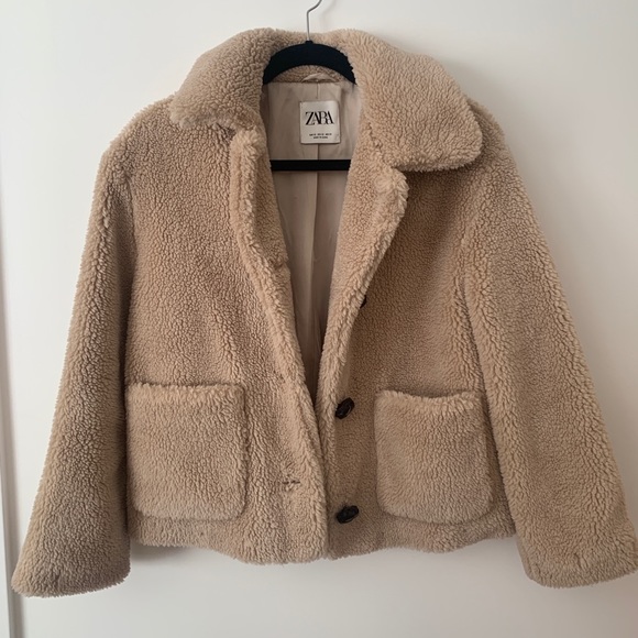 Zara Teddy Coat - Picture 4 of 5